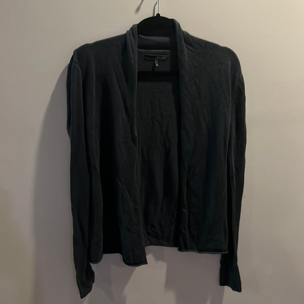 Oak + Fort dark blue cardigan - XS